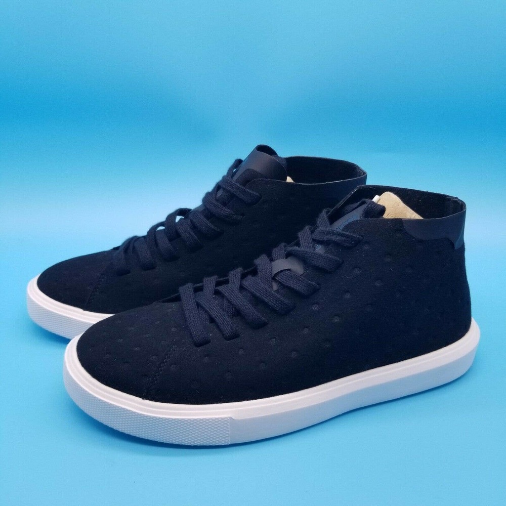 Native Shoes Mens Monaco Low Athletic Sneakers Low Black Lace Up Top Size 6